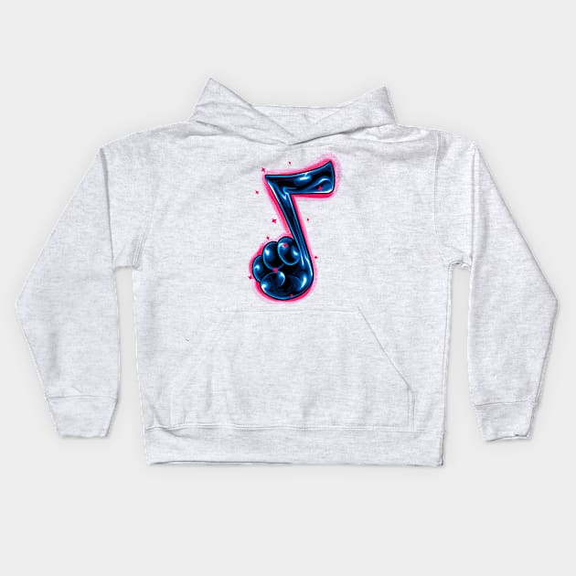 shaka note Kids Hoodie by spoilerinc